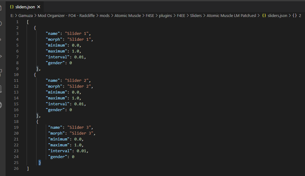 HELP: Custom Atomic Male not loading in game/ Custom Sliders/LooksMenu ...