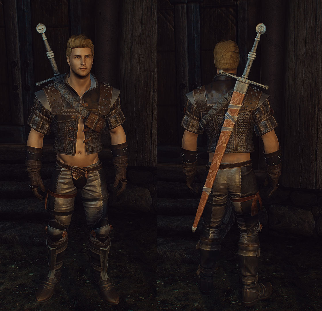 Skyrim the witcher 3 armors фото 18