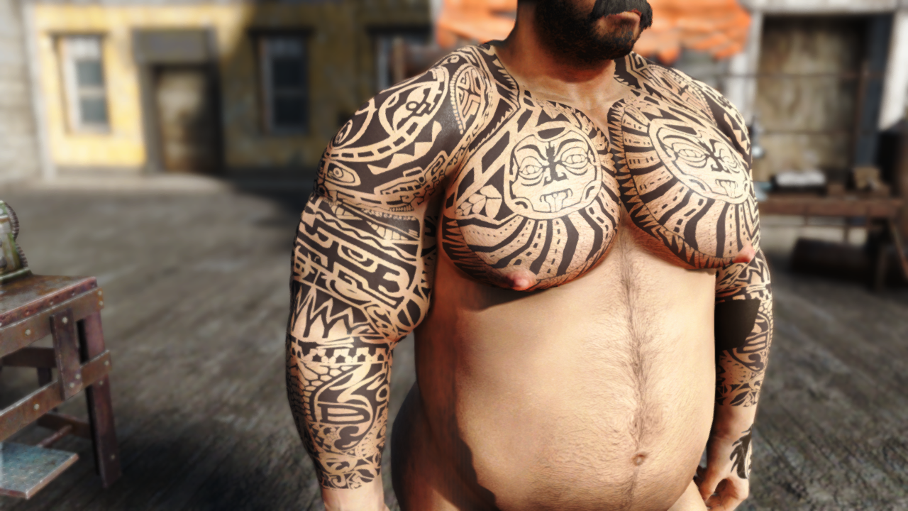 The Rock tattoo  LooksMenu and Unique Player versions at Fallout 4 Nexus   Mods and community