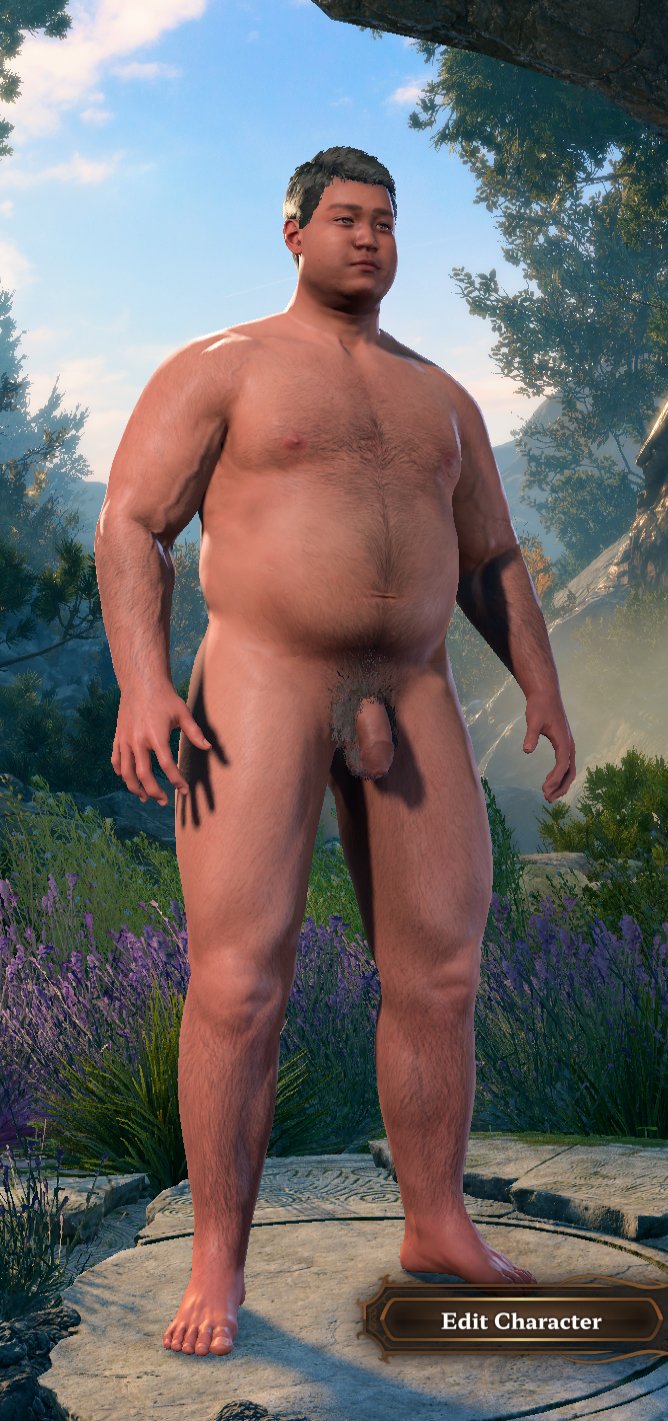 [Baldur's Gate 3] Strong Chubby Male Body + Rifits