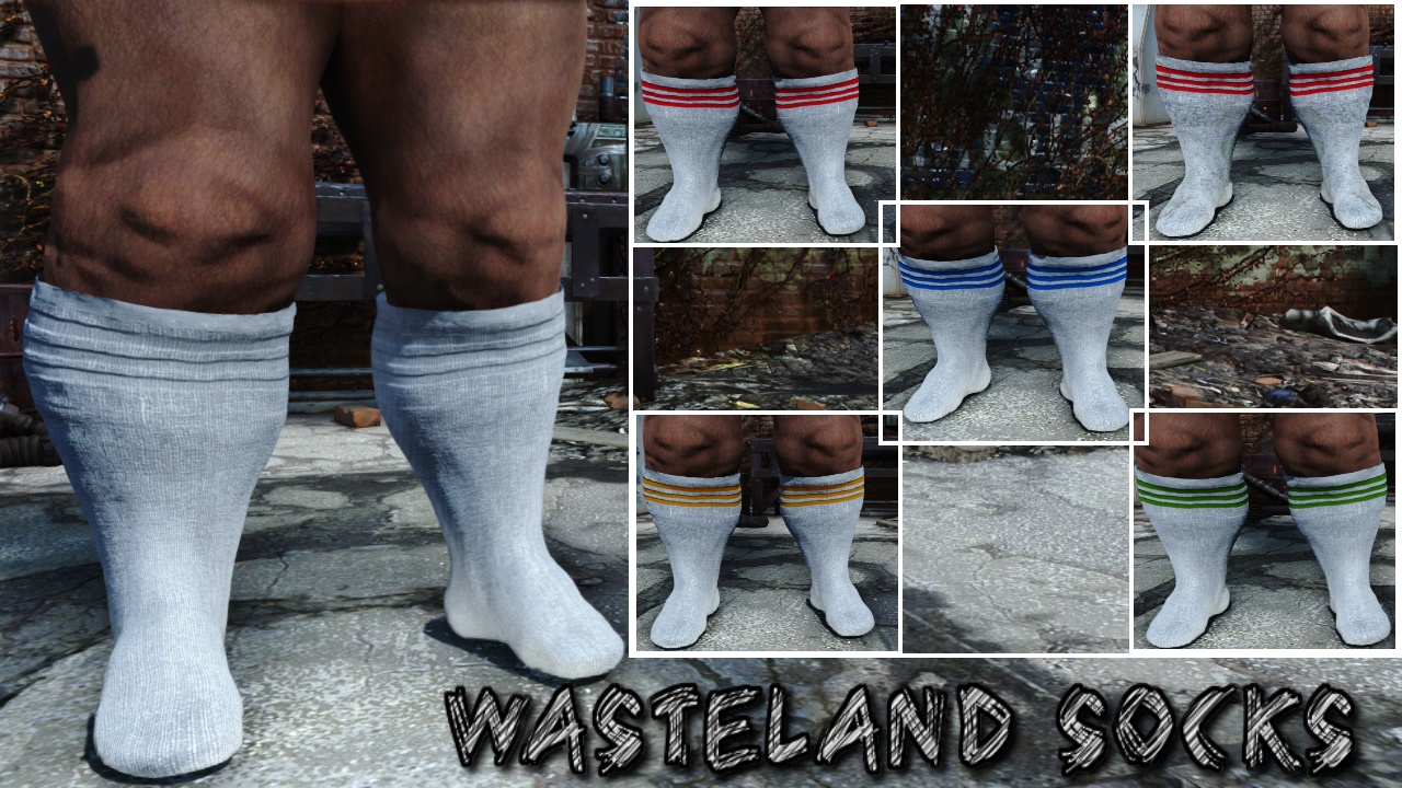 Wasteland Socks for Atomic Muscle