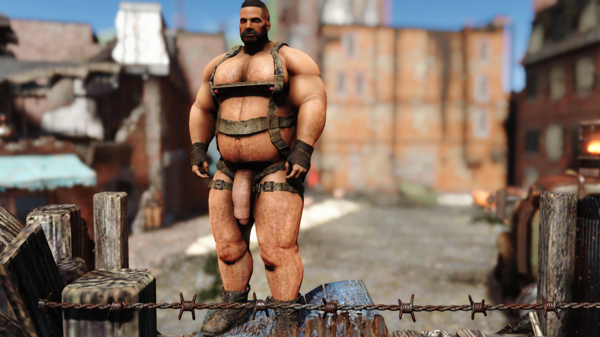 Skimpy Harness for Atomic Muscle - (Raider and Gunner Harness Replacer)